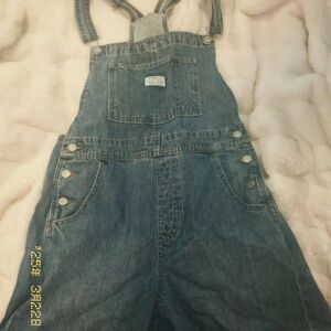 vintage levi’s overalls shorts